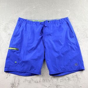 ZeroXposur Blue‎ Geometric Board Shorts Men's XXL Swim Trunks Cargo Pocket